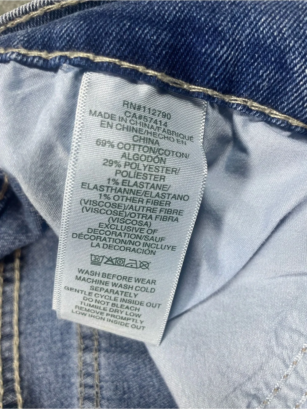 True Religion Men's Slim Geno Jeans in Light Blue Wash